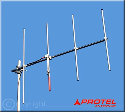antenne directive 4 éléments DAB bande 174 240 MHz Protel Antennekit