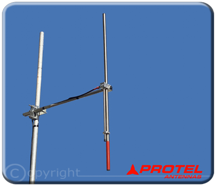 antenne dipôle 87 88 108 MHz Protel antenne kit