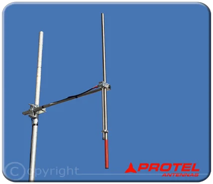 Systèmes FM 1000W 2 Antenne dipôle omnidirectionnelle 87 88 108 MHz Protel antenne kit