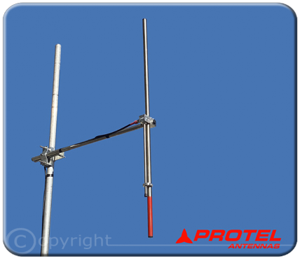 Systèmes FM 1000W 4 Antenne dipôle omnidirectionnelle 87 88 108 MHz Protel antenne kit