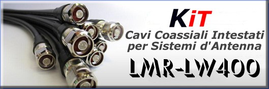 LMR-LW400 Cavi intestati per sistemi di antenna FM